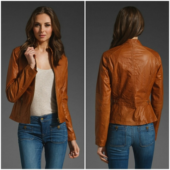 BB Dakota Jackets & Blazers - BB Dakota Fairfax Genuine Leather Jacket
